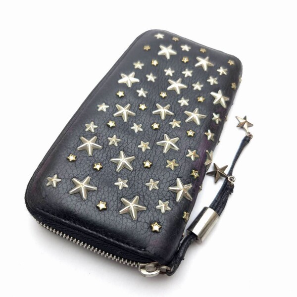 ジミーチュウ 財布 JIMMY CHOO ラウンドファスナー メモB6−87