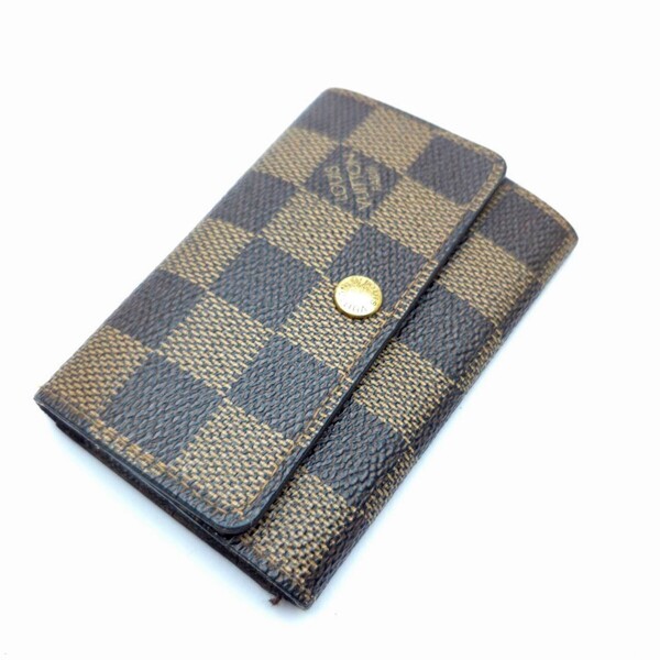 LOUISVUITTON キーケース ダミエ ルイヴィトン 6連 メモB3-48