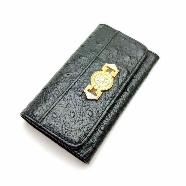 GIANNI VERSACE ジャンニ ヴェルサーチ キーケース 4連 メモA10▲