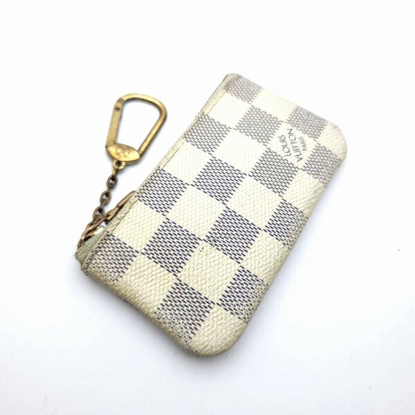 ルイヴィトン キーケース LOUISVUITTON コインケース 小銭入れ ダミエアズール ポシェットクレ メモB5−99