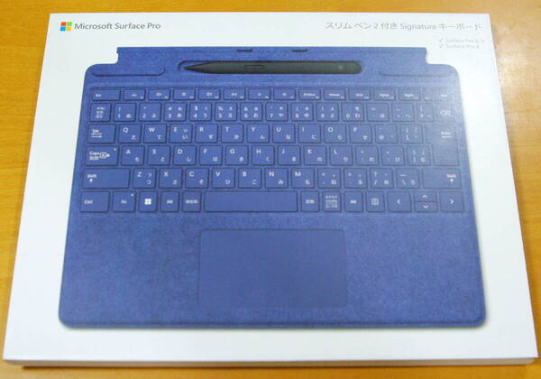 マイクロソフト 8X7-00115 Surface Pro Signature キーボード スリムペン2付 サファイア 程度極上#36 送料無料