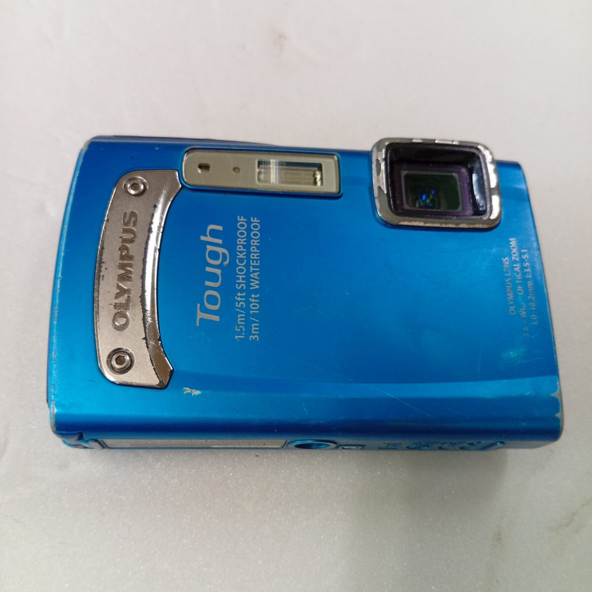 OLYMPUS Tough TG-320 防水デジカメ 青 中古品 オリンパス OLYMPUS TG-320 ブルー OLYMPUS Tough TG-320 防水