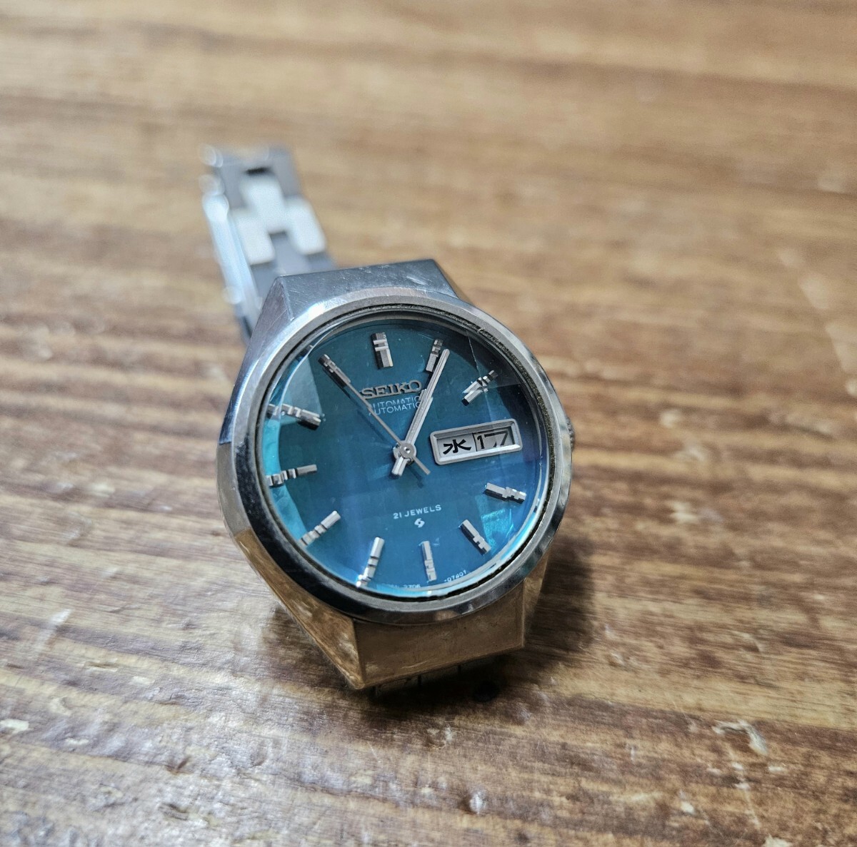 SEIKO セイコー 腕時計 自動巻き 2706-0300 ブルー カットガラス Yahoo!オークション -「セイコー2706」の落札相場・落札価格