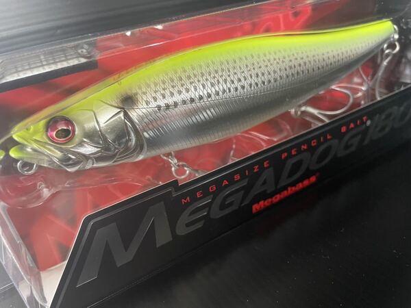Megabass メガドッグ 180 チャートバックコノシロ M CHART BACK KONOSHIRO メガバス MEGADOG ビッグペンシル