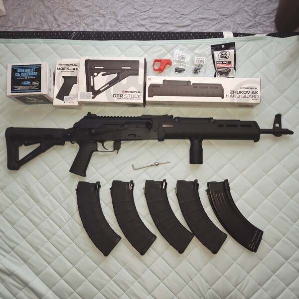 GHK AKM V3 MAGPULカスタム CO2ガスブローバック NPAS組込