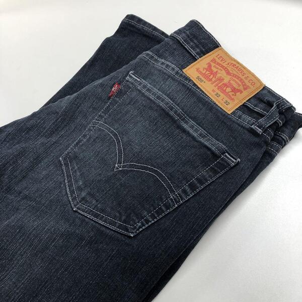 Levi's 505 W32L32 ストレートデニム 濃紺 メンズM