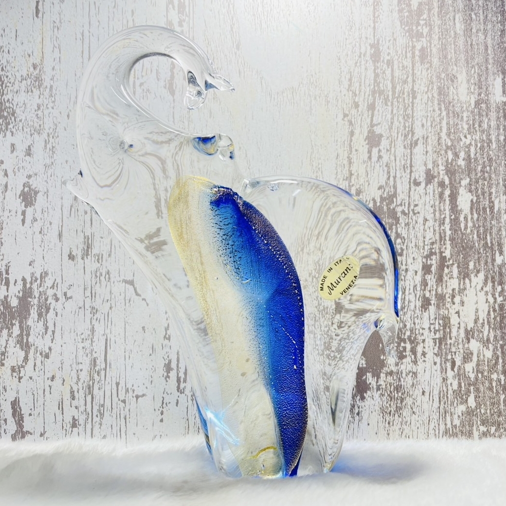 【レトロ 希少】ムラーノガラス 白鳥 Lorenzo Ferro作品ヴィンテージ レトロ 希少】ムラーノガラス 白鳥 Lorenzo Ferro作品ヴィンテージ