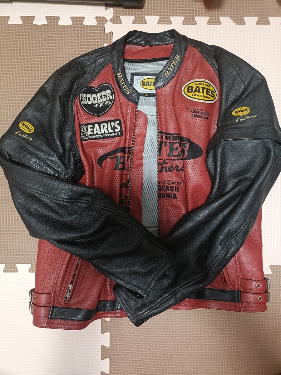 BATES 黒ライダースジャケット Mサイズ Yahoo!オークション -「ベイツ bates レザージャケット」の落札