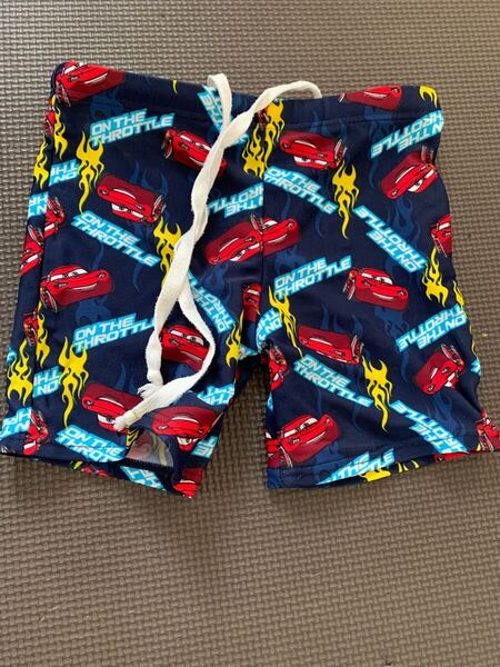 120cm カーズ 水着 ディズニー 男児 キッズ 水泳 プール キャラクター マックイーン