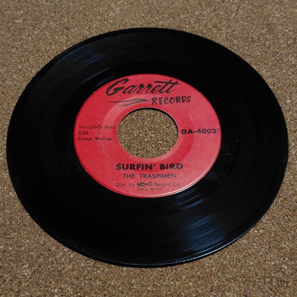 ◆EP レコード◆THE TRASHMEN◆SURFIN‘ BIRD◆KING OF THE SURF◆ロンドンナイト◆ガレージ サーフ◆