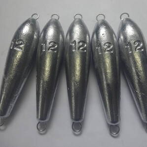 釣具 オモリ 約80号 (約12オンス) 5本 送料無料 6