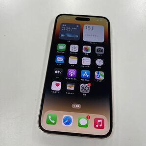超美品◆Appleストア版 SIMフリー iPhone14Pro Max 256GB ゴールド 中古本体◆送料無料