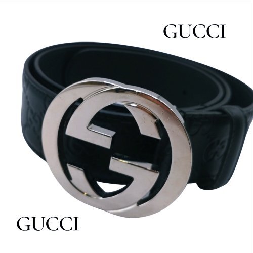 GUCCI クリスタルバックル ブラックベルト 2025年最新】Yahoo!オークション -グッチ gucci レザー ベルト