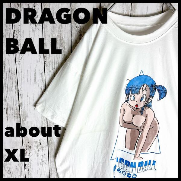 ブルマ tシャツ ドラゴンボール セクシー エロ XL相当 古着 アニメTee