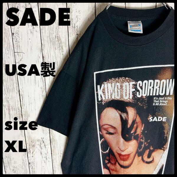 シャーデー tシャツ SADE 両面プリント USA製 XL キングオブソロー