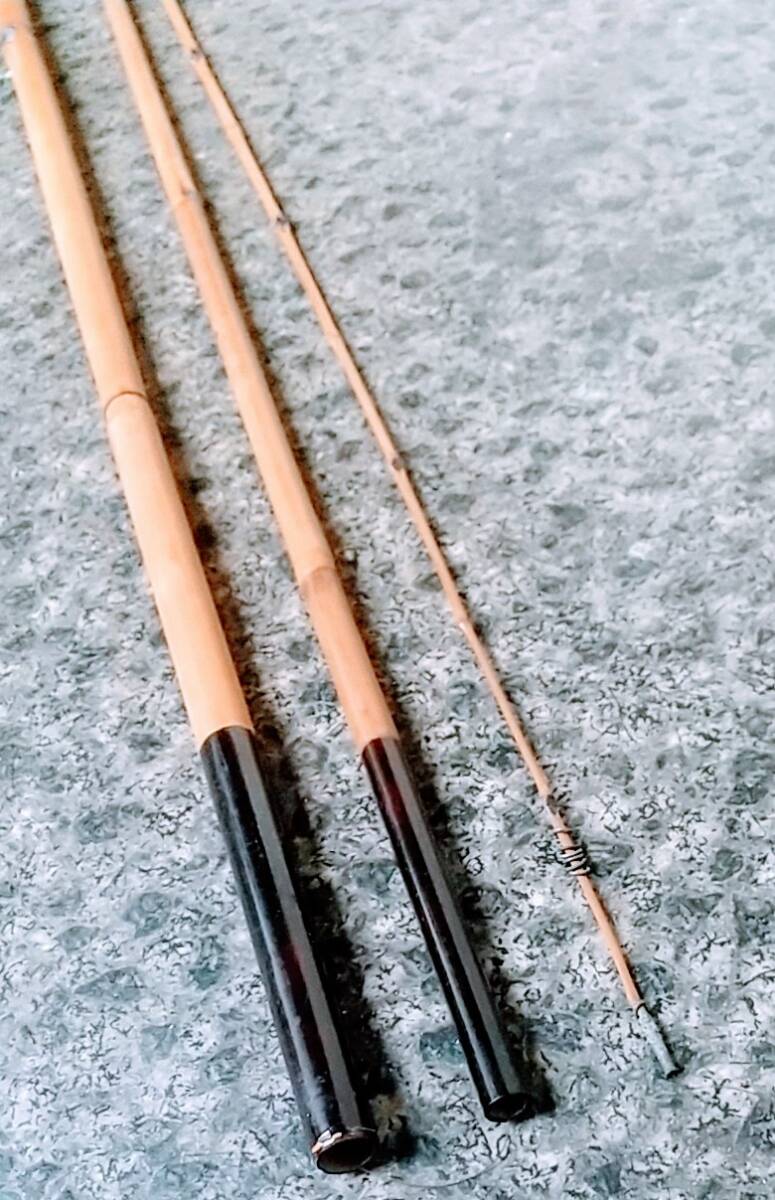 中通し竹竿 約2.8m 竹製ロッド 