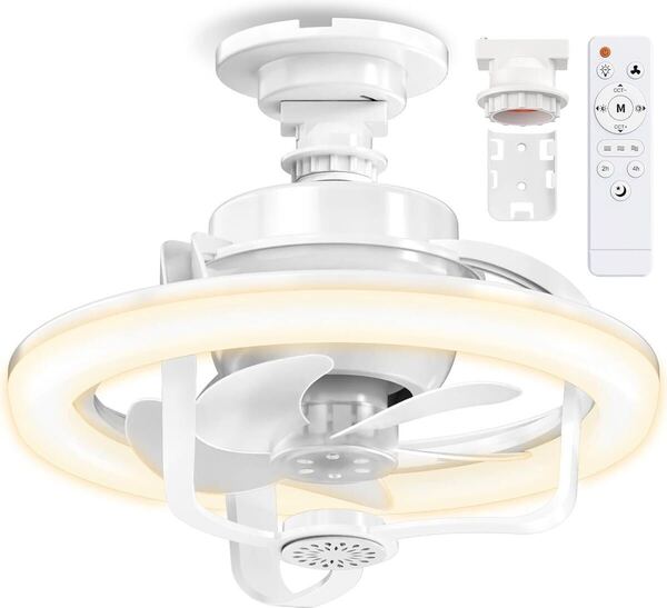大特価TENKOO&YOU シーリングファンライト led 扇風機 36W 4000lm E26 首振り 天井ライト 常夜灯 照明器具 サーキュレーター