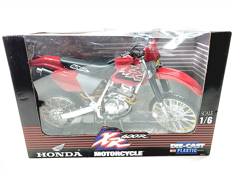 ニューレイ　ホンダXR400　1/6サイズ　3台セット売り　バイク模型 ニューレイ ホンダXR400 1/6サイズ 3台セット売り バイク模型