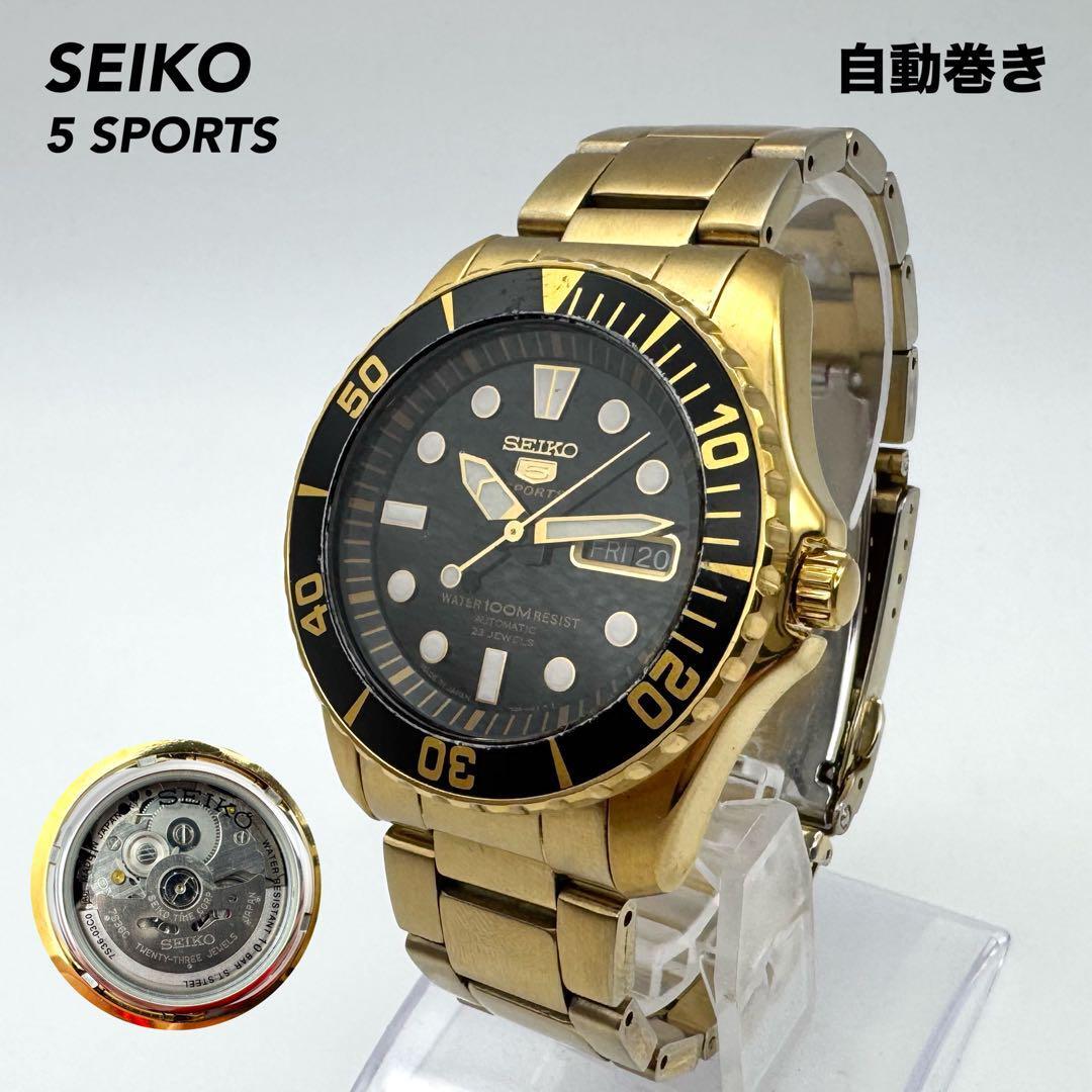 レア SEIKO セイコー 5スポーツ 23石 稼働品 Yahoo!オークション -「セイコー5 23石」の落札相場・落札価格