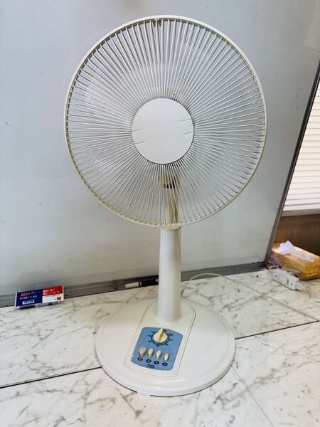 ユアサプライムス リビング扇風機 30cm 首振り 動作品 リビング扇 寝室