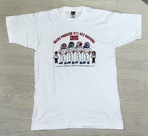 ★NICOS PORSCHE 911 GT2 DRIVERS☆TEAM NICOS☆Tシャツ☆Lサイズ☆希少品★