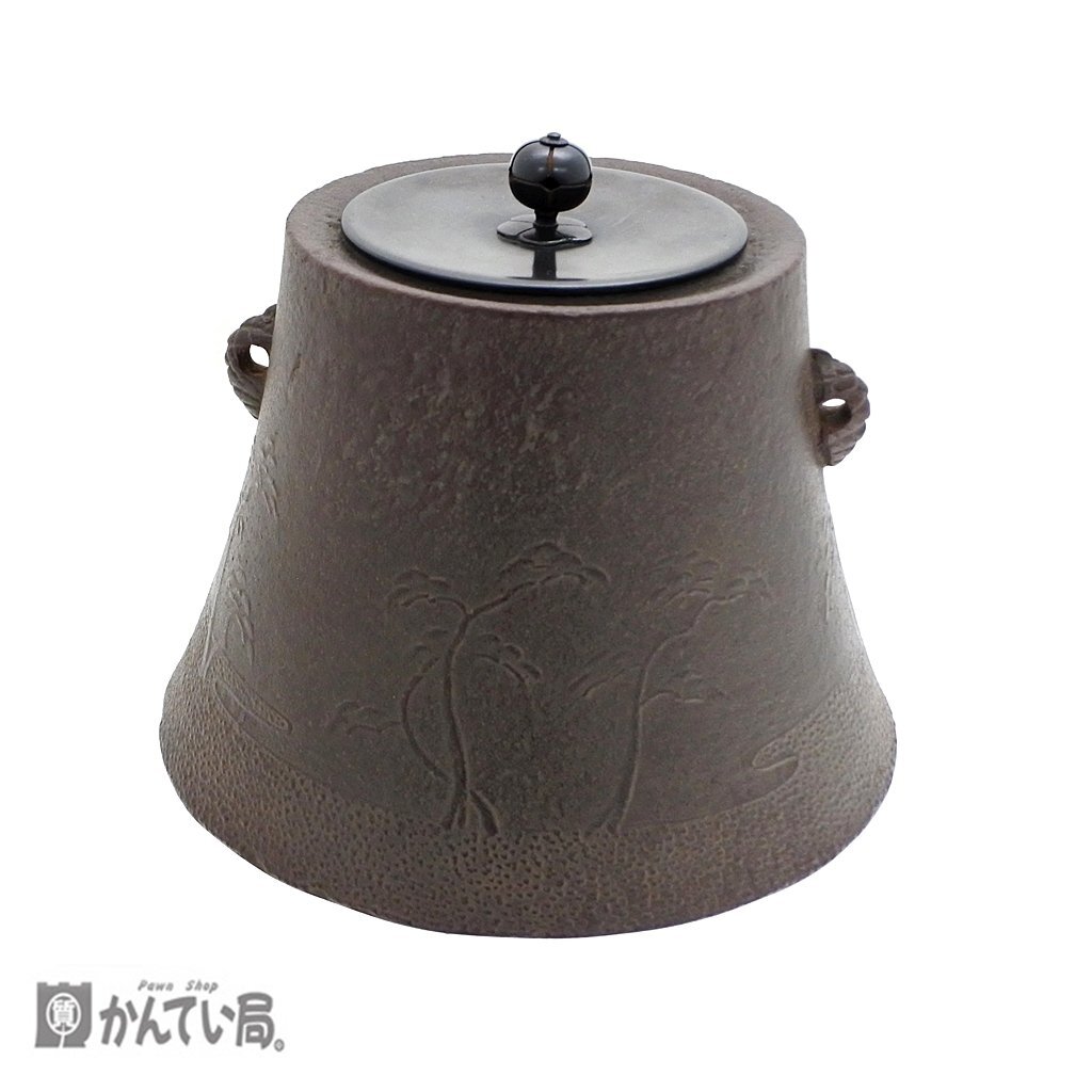 茶道具 人間国宝 釜師 高橋敬典作 糸目筒釜 鉄釜 共箱 M R6601F Yahoo!オークション -「高橋敬典」(金属工芸) (工芸品)の落札