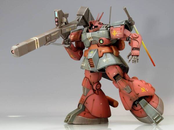 【MG 1/100 MS-09H ドワッジ改 戦場風 改修塗装完成品】