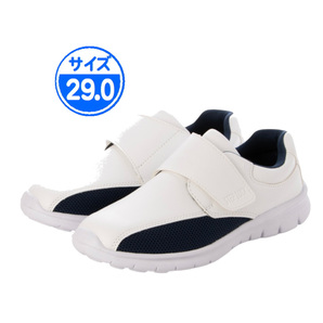 【新品 未使用】25543 ナースシューズ ホワイトネイビー 29.0cm