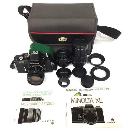 Minolta XE 一眼レフカメラ レンズセット Yahoo!オークション -「minolta xe」の落札相場・落札価格
