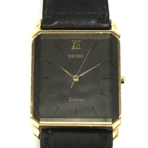 【E】SEIKO DOLCE メンズ クォーツ腕時計 5S21-6040 稼働 Yahoo!オークション -「seiko 5s21」(ドルチェ) (セイコー)の