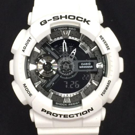 【未使用レベル超美品】G-SHOCK GA-150 アナデジ ピュアホワイト ◎【✨腕時計✨】G-SHOCK GA-150 ジーショック PROTECTION