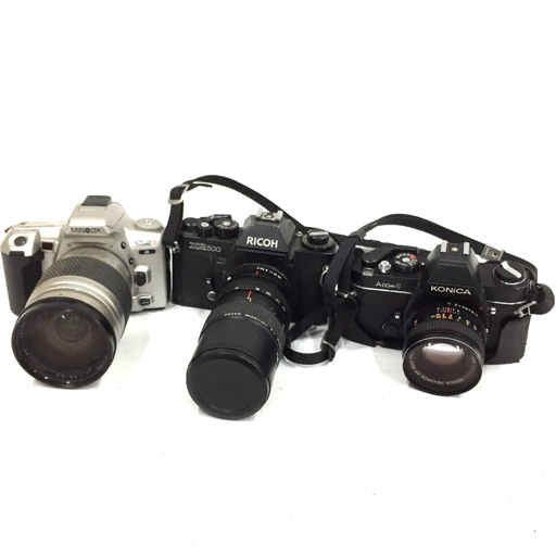 カメラ インテリア ジャンク品 3台セット MINOLTA ヤシカ コニカ Yahoo!オークション -「コニカs3」の落札相場・落札価格