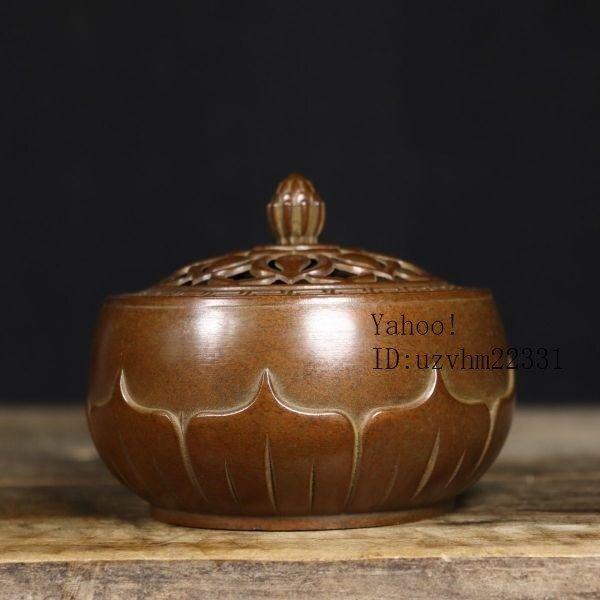 銅製 香炉 香道具 茶道具 装飾品 工芸品 置物 銅細工 竹の節香炉 茶道具 香道具 装飾品 工芸品 美術品 置物