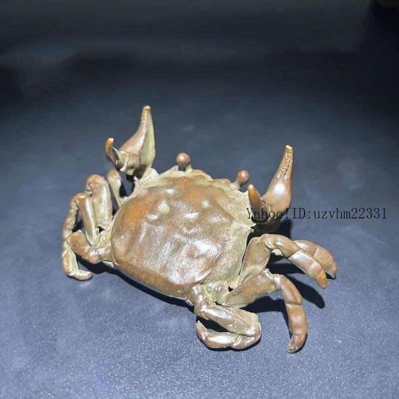 蟹　置物　盆栽　茶道具　アンティーク　骨董 蟹 置物 盆栽 茶道具 アンティーク 骨董 ミニチュア 添配 盆景