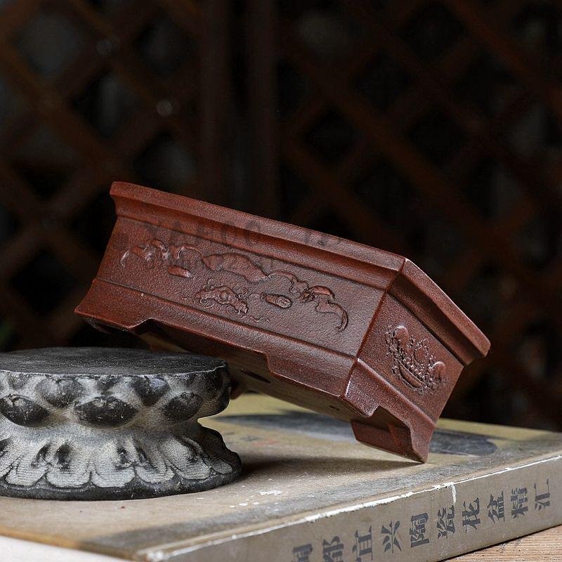 中国 民国期 鉄画軒製 紫砂方壺 訳あり 送料込み1224 2025