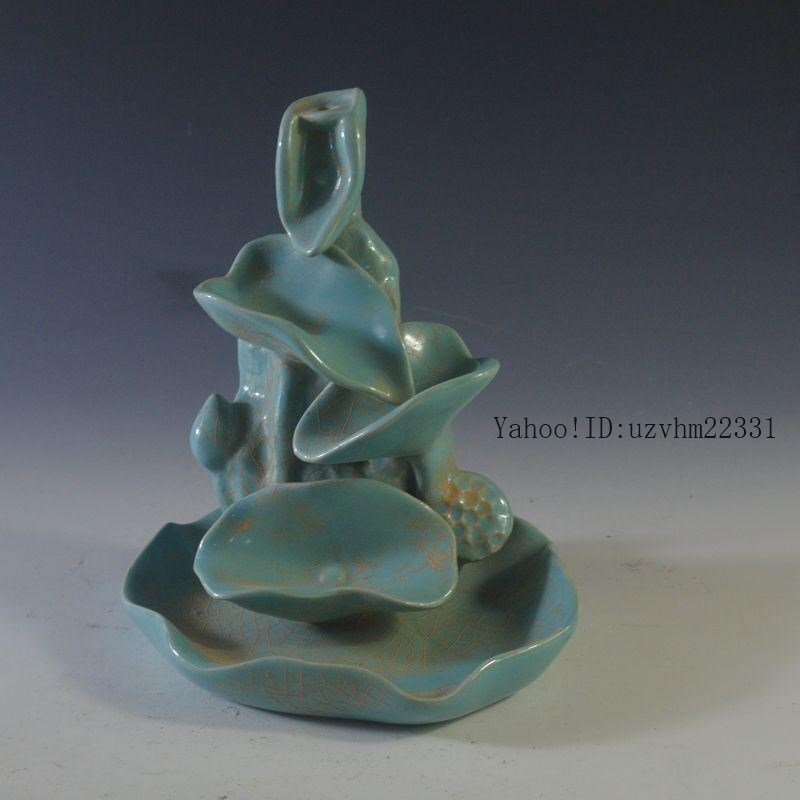 中国 汝窯 青磁 香炉 陶器 陶芸 香道具 仏具 官窯 青釉  猊香薫磁炉 中国 汝窯 青磁 香炉 陶器 陶芸 香道具 仏具 官窯 青釉（海外