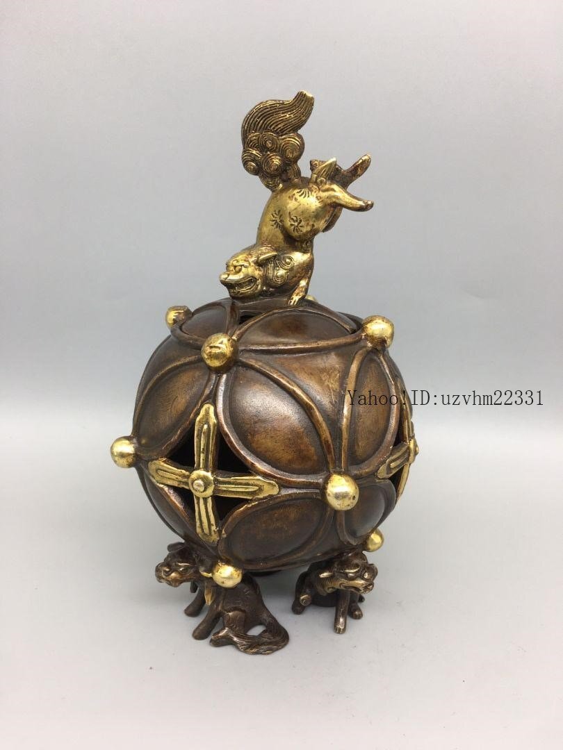 骨董品 古美術 銅獅子 開運置物 Yahoo!オークション -「獅子 置物」(その他) (銅製)の落札相場