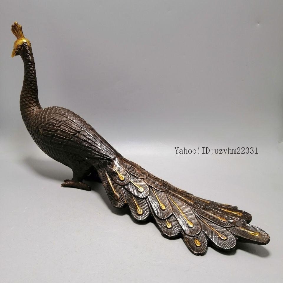 銅器 孔雀 装飾品 工芸品 置物 Yahoo!オークション -「孔雀」(その他) (銅製)の落札相場・落札価格