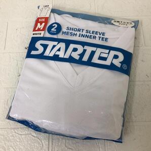 STARTER スターター メンズ メッシュTシャツ 2枚組 ホワイト M