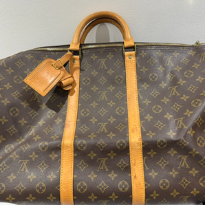 【定番人気】Louis Vuitton ルイヴィトン キーポル55 鍵欠品 モノグラム ボストンバッグ ハンドバッグ M41424