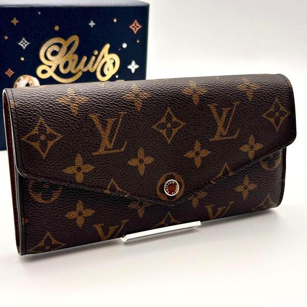 【最高峰】RFID LOUIS VUITTON Louis Vuitton ヴィトン ルイヴィトン モノグラム ポルトフォイユ サラ 長財布 財布 レザー M60531新型