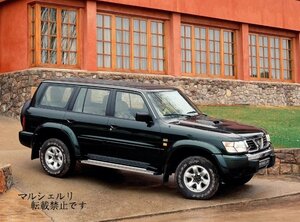 Nissan SAFARI Y61 2001-2002 用 LEDイカリング付き ヘッドライト + コーナーランプ セット