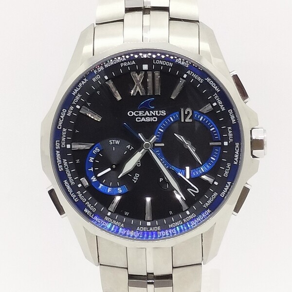 【美品】CASIO カシオ OCEANUS オシアナス マンタ OCW-S3400-1AJF 箱保付き メンズ腕時計