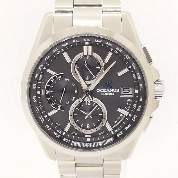 CASIO カシオ OCEANUS オシアナス クラシックライン 電波ソーラー OCW-T2600-1A2JF 箱保付きメンズ腕時計