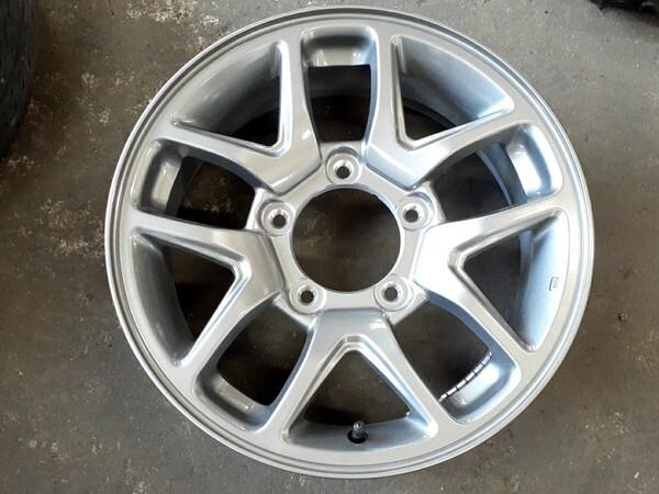 JB64W ジムニー 純正 16インチ アルミホイール 1本のみ 16×5.5J +22 PCD139.7 5H ハブ径108 5穴 ENKEI エンケイ スズキ 43210-77R00-0BK