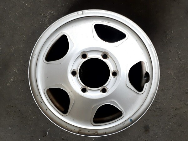 ハイエース 15インチ スチールホイール 1本のみ TOPY 15×6J ハブ径約108 4WD用 PCD139.7 オフセット +30 6穴 トヨタ 100系 200系