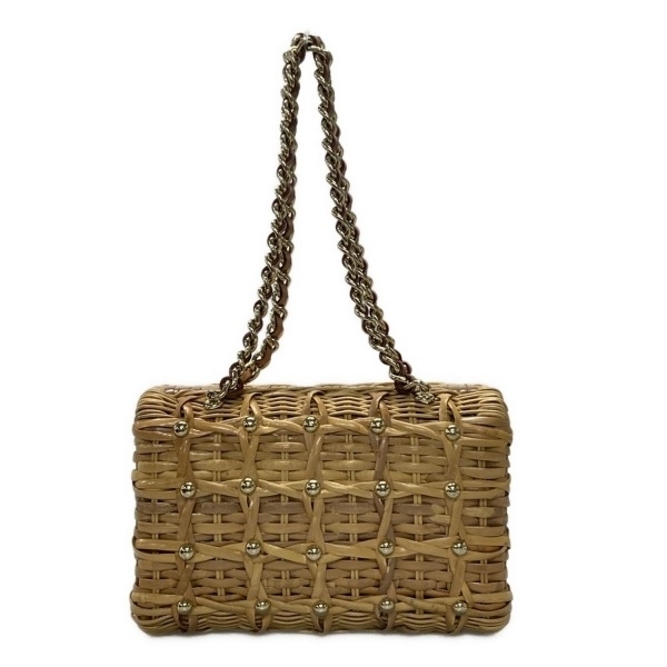 【新品未使用】kate spadeケイトスペード カゴバッグ リボン チェーン 新品未使用】kate spadeケイトスペード カゴバッグ リボン