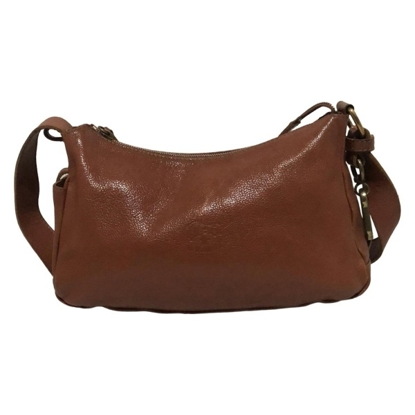 未使用級　イルビゾンテ　ショルダーバッグ　LUCIA ブラウン　本革　レザー 未使用級 イルビゾンテ ショルダーバッグ LUCIA ブラウン 本革