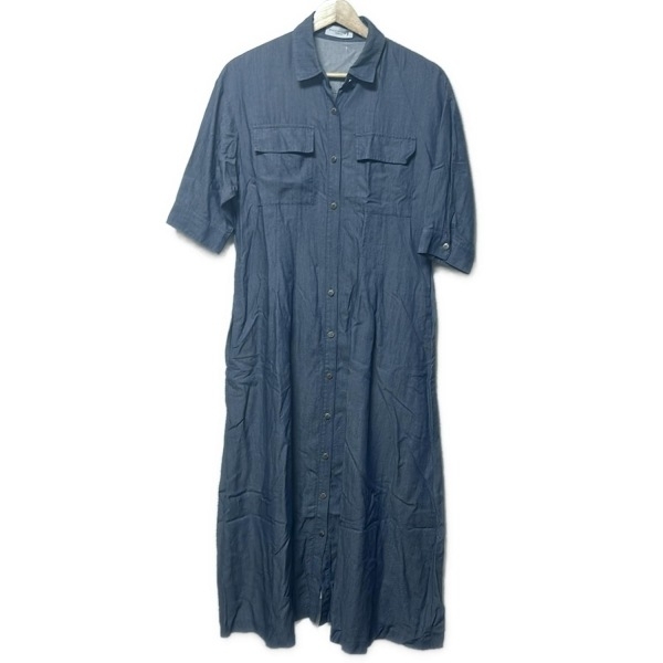 美品　MACKINTOSH LONDON ワンピース38 ネイビー　未使用に近い MACKINTOSH LONDON（マッキントッシュ ロンドン）の「【BIBURY