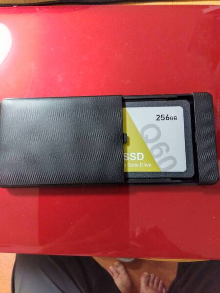 【2.5インチSSD 256GB+外付けケースセット】SSD 256GB 内蔵型 2.5インチ + 2.5インチHDD/SSD USB3.2